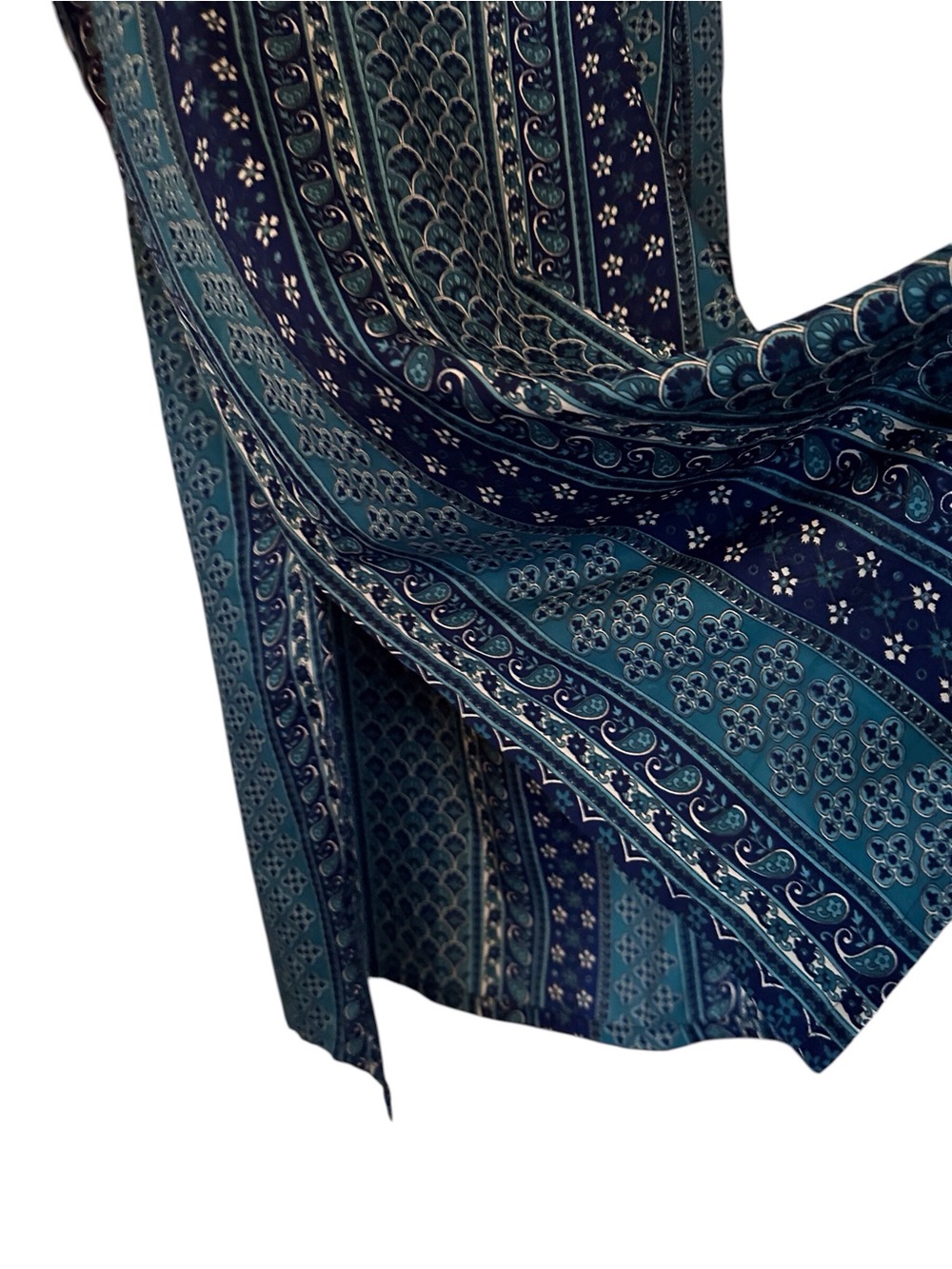 Blue & Teal Patterned Tunic Top - Picture 5 of 7